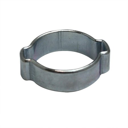 INTERSTATE PNEUMATICS Double Ear Steel Hose Clamp zinc plated 15-18 mm , PK 100 H618-100K